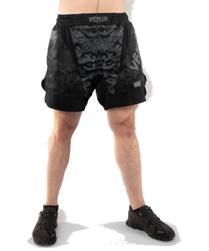 Short De Mma Venum Defender UFC - Camo Oscuro