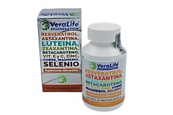 Resveratrol,Astaxantina, Luteina,Zeaxantina, Betacaroteno, Vitamina E y C, Zinc, Cobre, Selenio