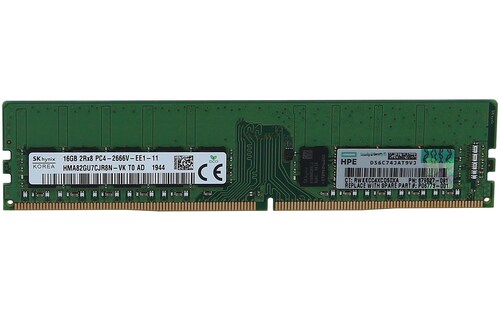 MEMORIA RAM HEWLETT PACKARD ENTERPRISE 879507-B21, 16 GB, DDR4, 2666 MHZ, SERVIDOR, UDIMM