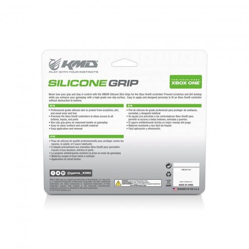Grip de silicon para control de Xbox One KMD Negro