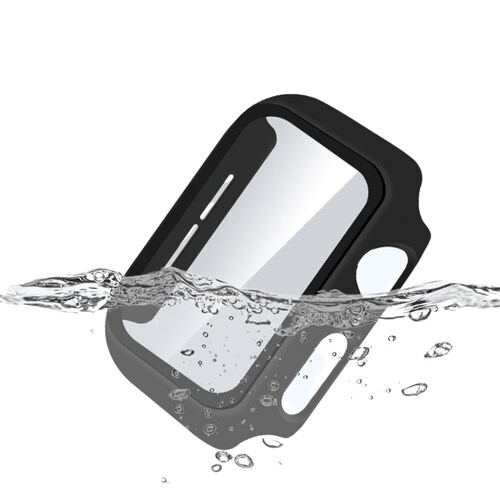 Case para Apple Watch de 2 unidades Compatible con Series 3, Series 2, Series 1 44mm Modelo Blanco y Negro  