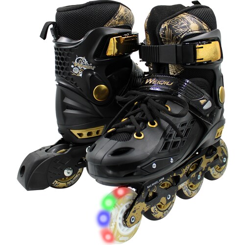 Patines Profesionales Linea Luz Led Talla 21-23 Premium Max