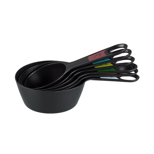 Farberware Color Juego de tazas y cucharas medidoras de plástico