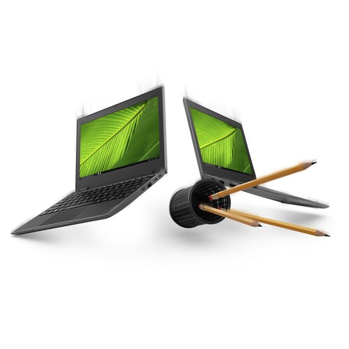 Laptop Lenovo 100e Win 2da Gen 11 pulgadas Celeron N4020 DD 64 GB Ram 4 GB Windows 10 Pro Color Negro