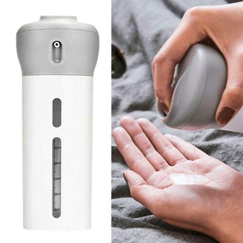 Botella De Viaje 4 En 1 Para Shampoo Crema Perfume Gel Goshoppingmx
