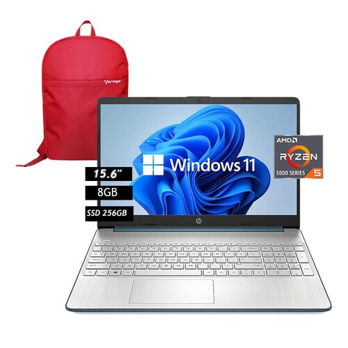 Laptop Hp 15 Ef2126wm Ryzen 5 5500u 156 Pulgadas Ram 8gb Disco De Estado Solido 256gb Windows 3474
