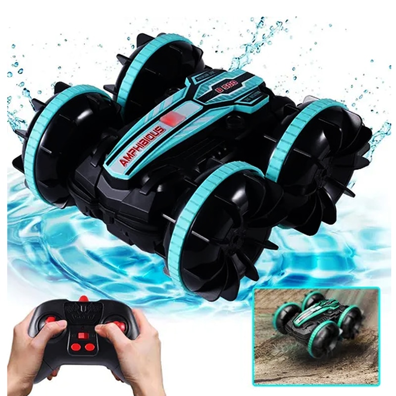 Carro De Control Remoto Coche Rc Stunt Reloj Sensor De