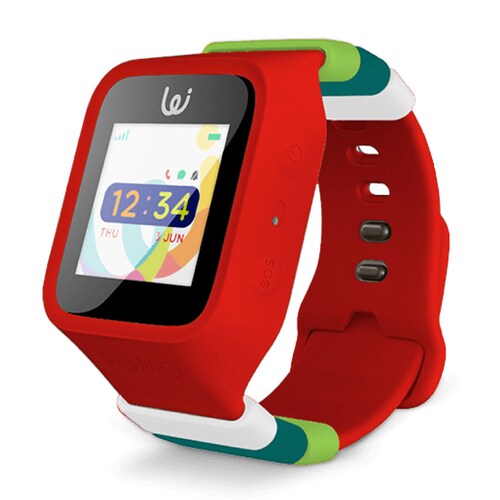POMO WAFFLE RELOJ INTELIGENTE  3G ROJO