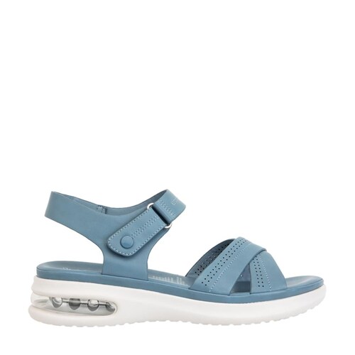 Sandalias confort marca Shosh, azul claro, para mujer, mod. 1021620