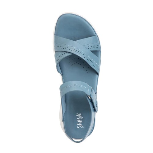 Sandalias confort marca Shosh, azul claro, para mujer, mod. 1021620