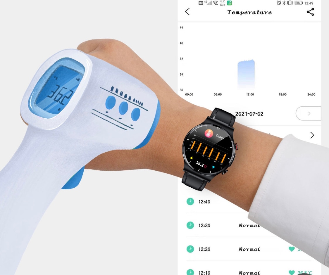 Smartwatch con oxímetro discount y presión arterial