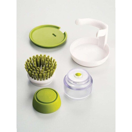 Cepillo Para Lavar Trastes Con Despachador de Jabon Integrado Goshoppingmx