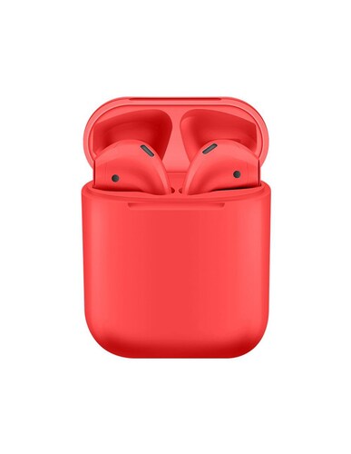 Audifonos Inpods 12 Bt5.0 Touch Control Inalámbrico (Rojo)