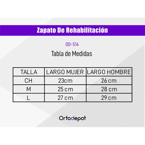 Zapato de Rehabilitación.