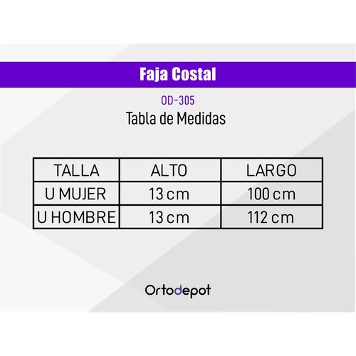 Faja Costal Elástica