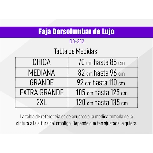 Faja Dorsolumbar Fresca