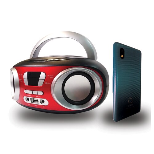 Alcatel 5002B 2/32gb Verde Kit + Reproductor de audio Bluetooth TFL radio