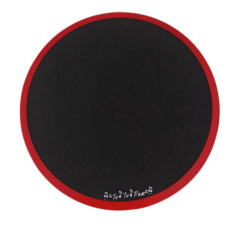 Pad Practicador De Batería 25.3 Cm Redondo + Baquetas.