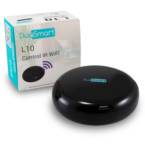 Wi-Fi Mini IR Controlador Infrarrojo WiFi Duosmart L10 compatible con Amazon Alexa, Google Home, Tuya, Duosmart App, con