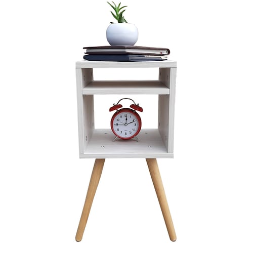 Buro Estilo Moderno, Hogare, Mesita De Noche Mesa Buró, Practico y Moderno Blanco Nordico