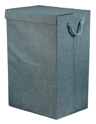 Cesto de Ropa Tela Turquesa con Imán 40x30x60 cms CasaMia
