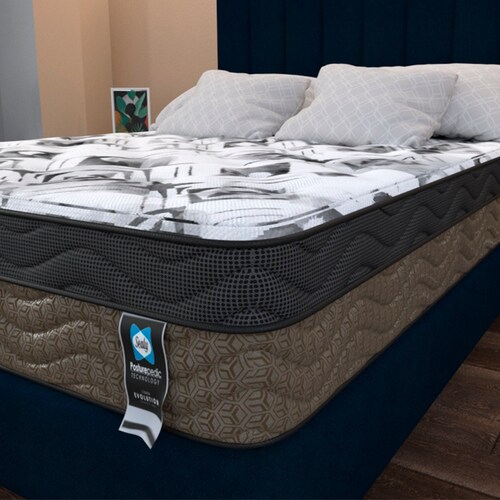 Colchón King Size Sealy Benno Elegant Ortopédico 100% Hipoalergénico