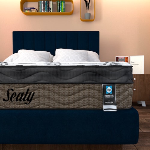 Colchón King Size Sealy Benno Elegant Ortopédico 100% Hipoalergénico