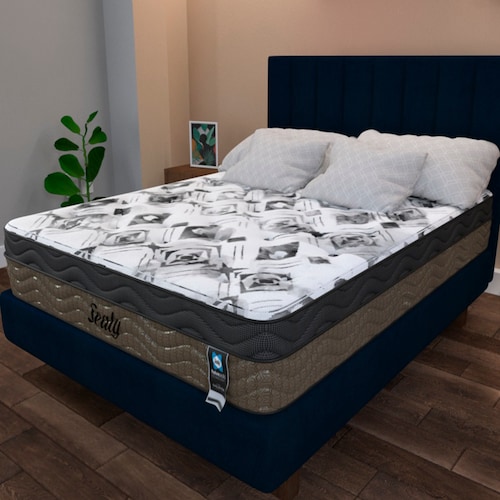 Colchón King Size Sealy Benno Elegant Ortopédico 100% Hipoalergénico