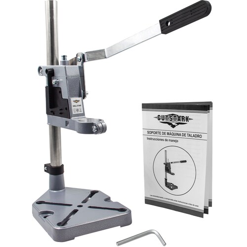 Soporte Taladro Vertical 4 Sujetadores Base Hierro 1 a 60 mm Ajustable Gutstark