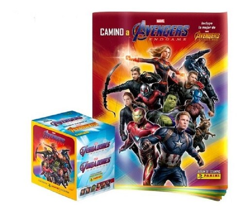 Álbum + 50 sobres de Avengers End Game oficial de Panini