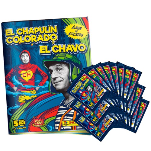 Álbum + 50 sobres de El Chapulin colorado y el Chavo del 8 Oficial de Panini