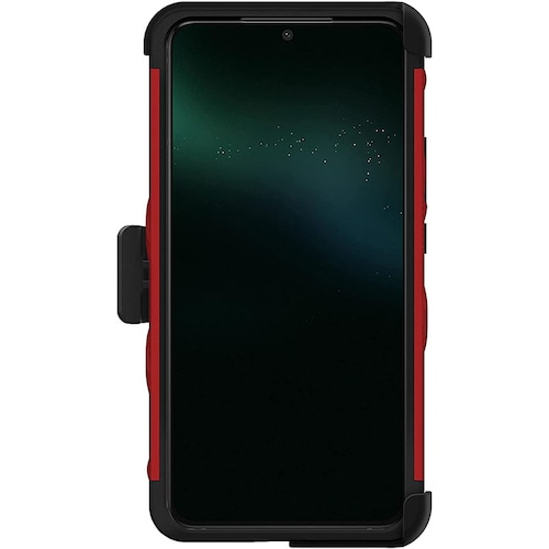Funda para Galaxy S22 Plus Zizo Bolt + Mica Uso Rudo Rojo.