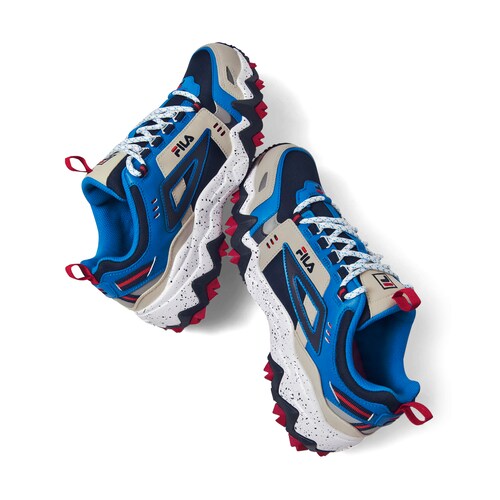 Fila Tenis deportivo para hombre marino gris azul, codigo 102656-1
