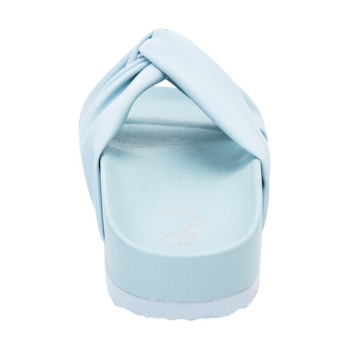 Sandalia casual para mujer color azul claro, marca PBPS, mod. 1021191