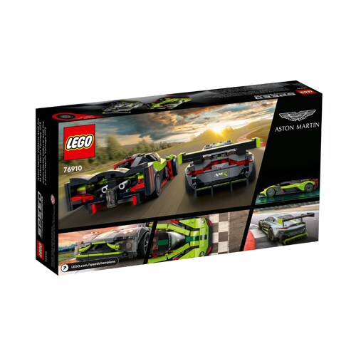 Lego 76910 Aston Martin Valkyrie AMR Pro y Aston Martin Vantage GT3