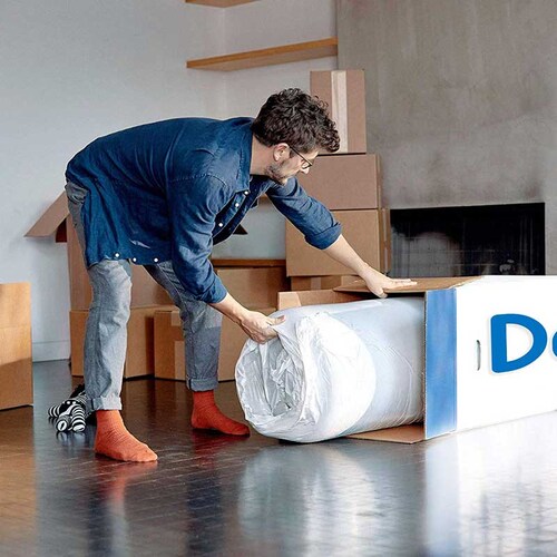 Colchón Matrimonial Dormez Enzo Natura Ultra Confort Memory Foam Gel + 2 ALMOHADAS GRATIS