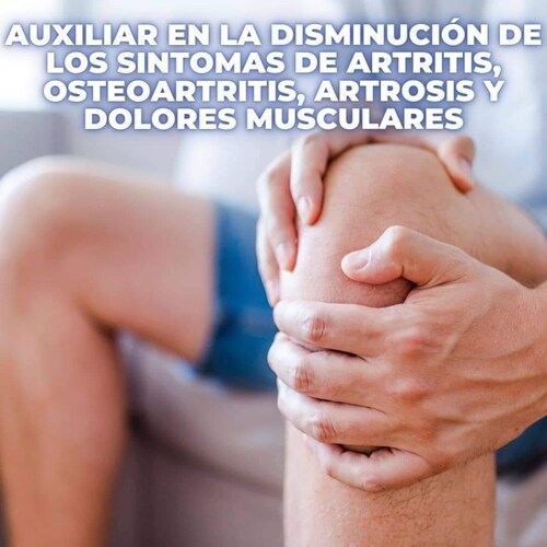Art-Flx articulaciones, con Cúrcuma, Ajo,Jengibre,Calcio, Frasco de 60 capsulas.