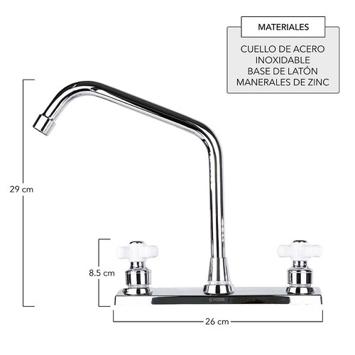 MEER FAUCETS BY CNX Mezcladora para Fregadero