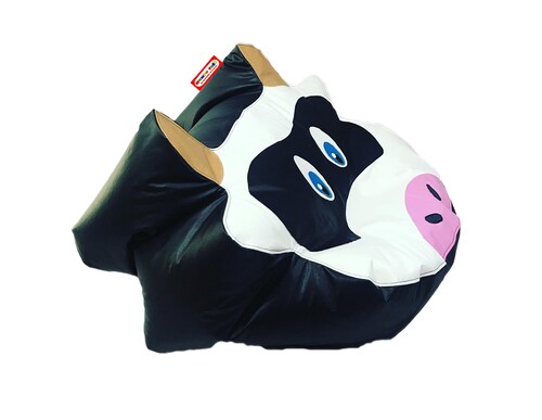 Sillón Puff Mundo Puff Vaca soporta hasta 75 kgs