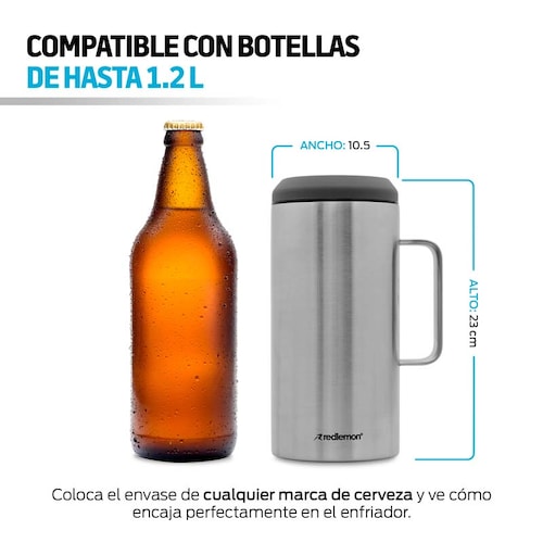 Porta Caguama Enfriador de Cerveza Capacidad de 1.2L Redlemon