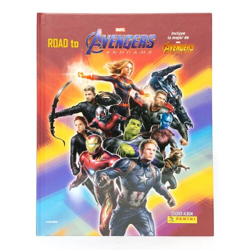 Álbum + 50 sobres de Avengers End Game oficial de Panini