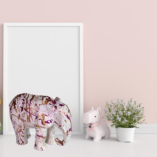 Figura geométrica ELEFANTE para decoración de interiores