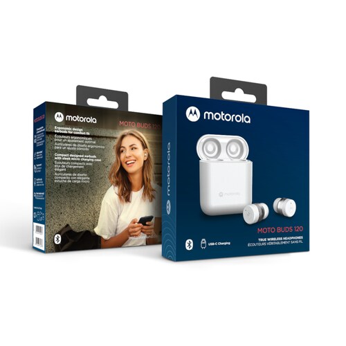 Audífonos Inalámbricos Motorola TWS MOTO BUDS 120 Bluetooth 15 hr IPX6