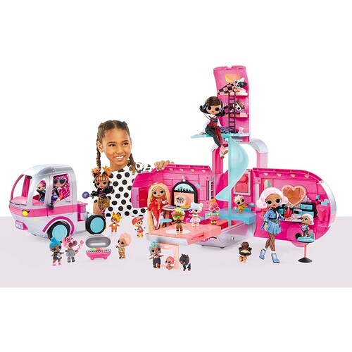 Lol Omg Surprise Camion Glamper Camper 55 Sorpresas 4 En 1