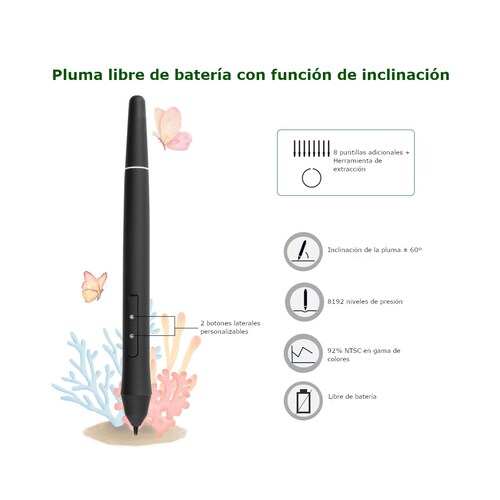 Tableta Monitor Digitalizadora Parblo Coast16Pro 16 Pulgadas