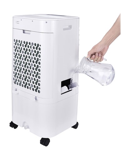 Honeywell Enfriador de Aire Evaporativo CL152 con Ionizador y Panel Antibacterial. 15 litros. Enfría hasta 19 m2