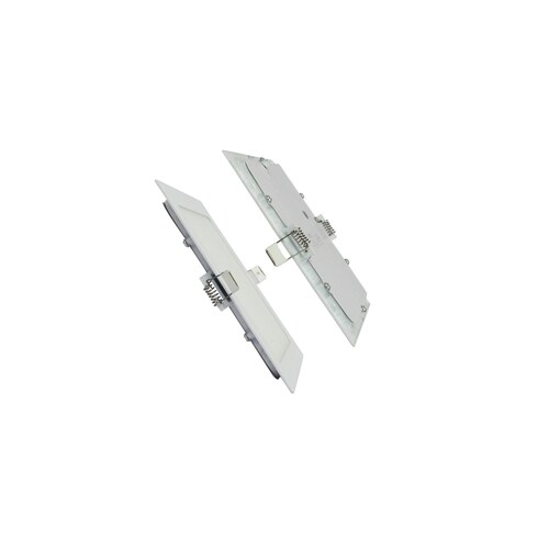 Lampara led de empotrar cuadrada luz blanca 15w marca jwj