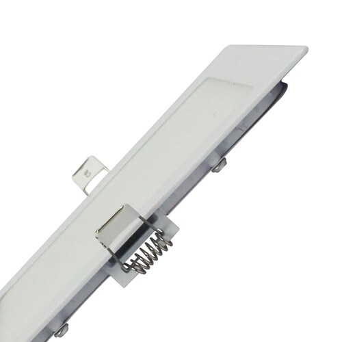 Lampara led de empotrar cuadrada luz blanca 15w marca jwj