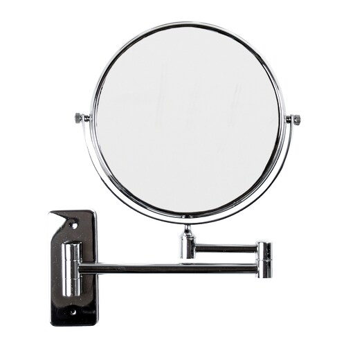 CNX Espejo de Acero Inoxidable 8 Pulgadas con Brazo Movible (Ideal para maquillaje y aseo facial)