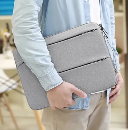 Funda Para Laptop Lenovo Color Gris